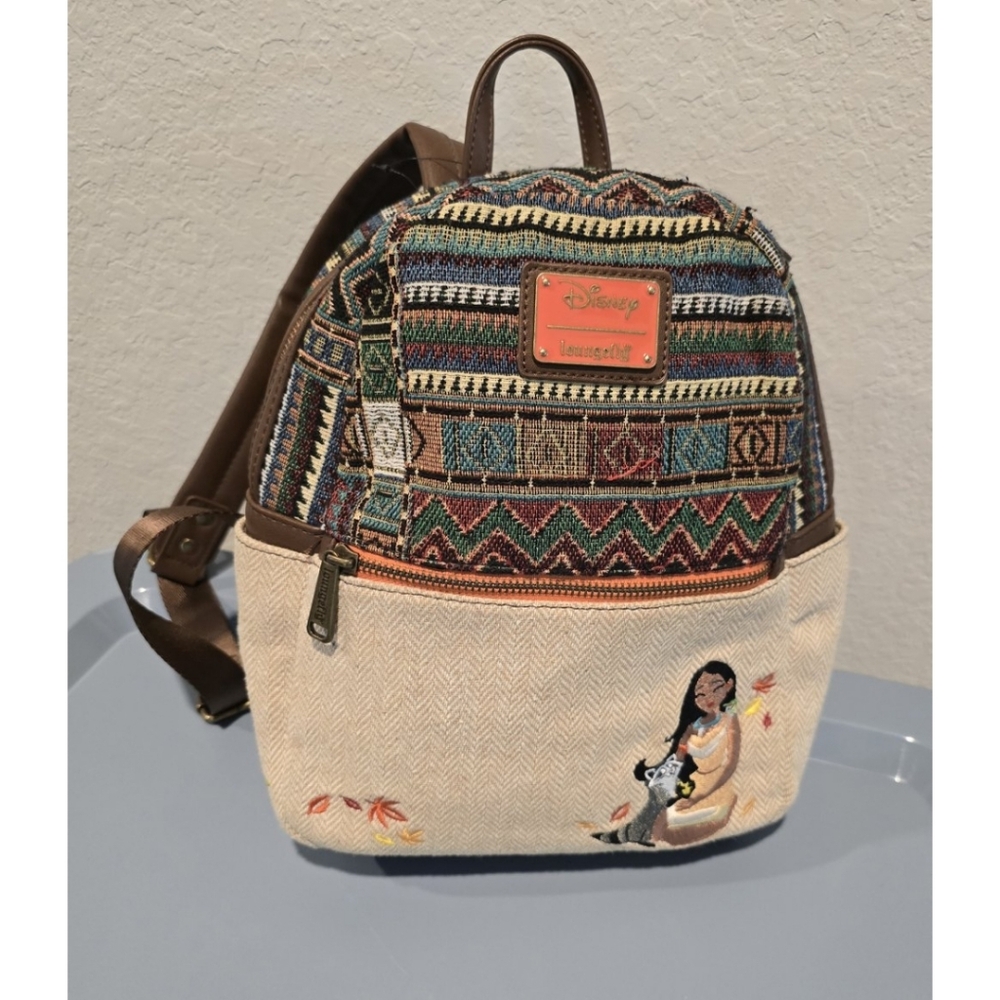 Loungefly Woven Pocahontas Mini Backpack